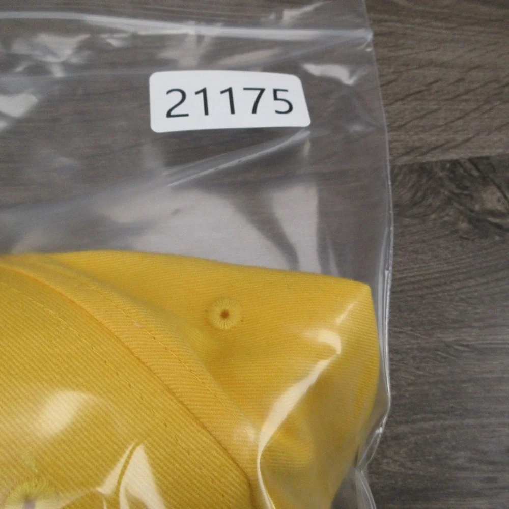 Miller Lite Hat Cap Mens Yellow Strap Back Beer Alcohol Brewery Promo